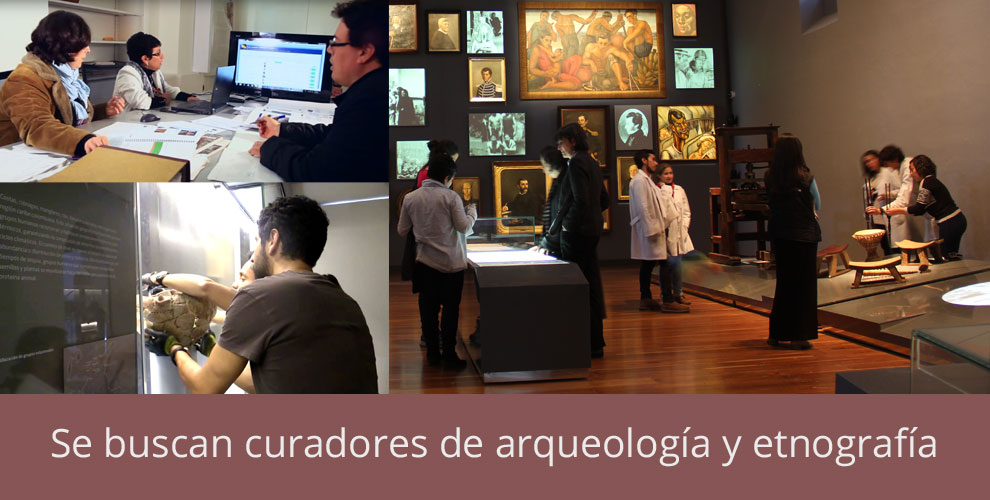 Se buscan curadores de arqueología y etnografía