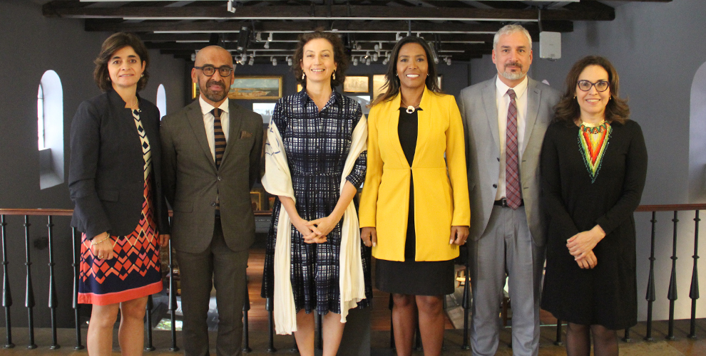 La directora general de la UNESCO visita el Museo Nacional de Colombia