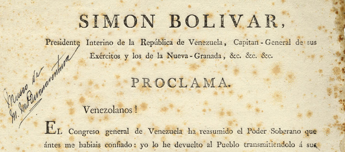 Hace doscientos años… La instalación del Congreso de Angostura, 15 de febrero de 1819