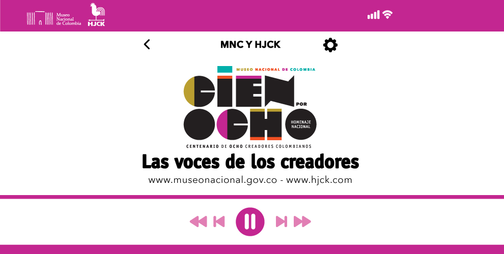 La HJCK y el Museo Nacional se unen para traer las voces de los artistas en el marco de la exposición Cien por ocho