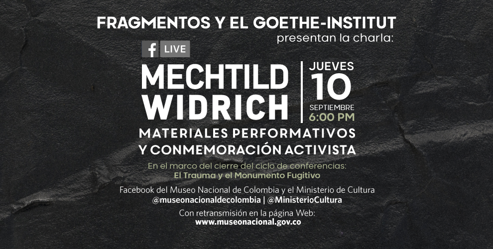 Mechtild Widrich, referente mundial en monumentos, dará una charla para Colombia