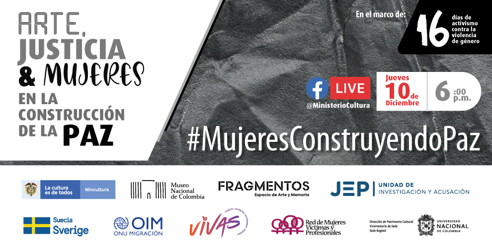 Arte, justicia y participación de las mujeres en la construcción de la paz