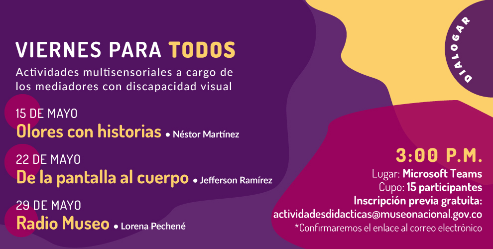  Prográmese los viernes de mayo con actividades que ponen a prueba los sentidos