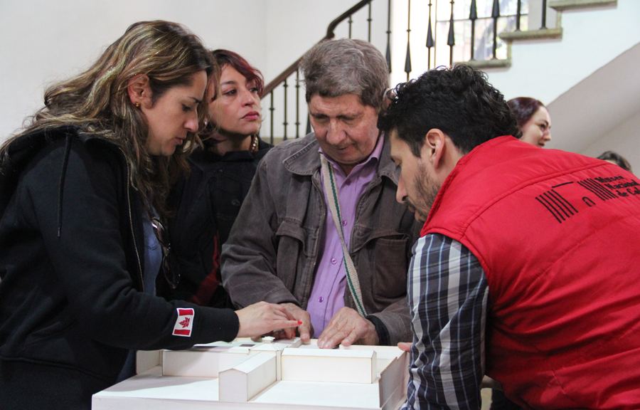 Maqueta táctil del Museo