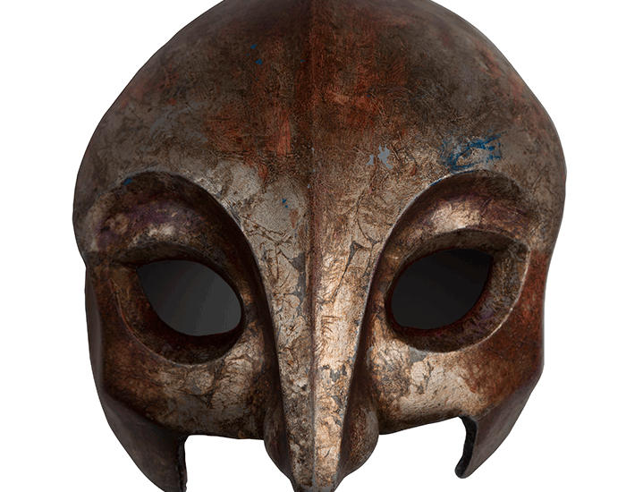 Máscara de Lady Macbeth, s.f. , cuero modelado
