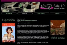 página de Internet que contiene la Sala 19
