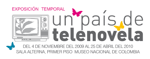 Logo exposición un país de telenovela
